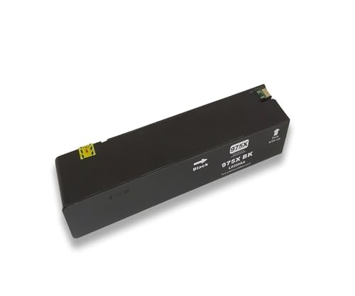 Cartouche d'encre 975 noire pour l'impression de rapports volumineux sur PageWide P57750dw