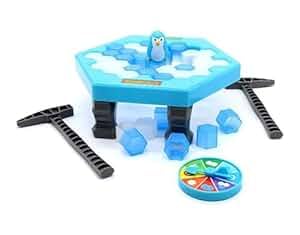 Prisma Collections Mini Table Game - Balance Ice Cubes Penguin Icebreaker Toy, Fun Gift for Boys & Girls Ages 5-7