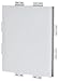 Arlington Industries Arlington MM10 Plastic Non-Metallic Meter Mounting Base 7 Inch Width x 1.125 Inch Depth x 10 Inch Height, White