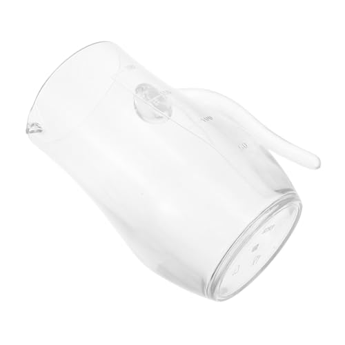 VALICLUD Dispenser Bicchiere Vino Acrilico con e Scala Trasparente Decanter per Bar Ristorante Hotel Caraffa per Vino Liquori tè e Succhi Accessorio Versatile