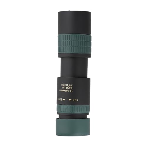 Gettimore Monoculares retráctiles HD de mano con zoom 10-300X para acampar