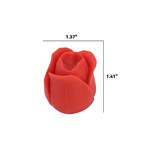 3D Tulip Fondant Mold, Large Ice Cube Trays, Cute Flower Shape Silicone Rubber Fun Big Ice Ball Maker For Cocktails Juice Whiskey Bourbon Freezer, Dishwasher Safe #TOP2