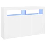 ¡Este aparador con luces LED, con un diseño minimalista, es un aporte práctico y muy decorativo para tu hogar!
