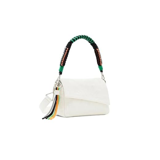 Desigual Bag, Borsa Summer Dandelion Phuket 1001 Raw Donna, Bianco, Taglia Unica