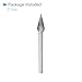 CoCud Tungsten Carbide Rotary Burrs File, 1/8