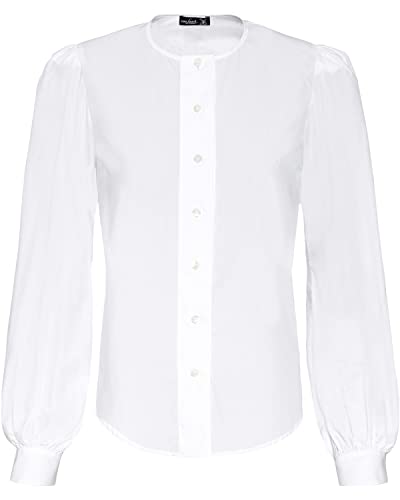 van Laack Bluse M-Goldy Weiß 46