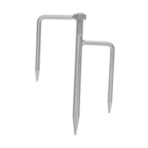 Abaodam Paraguas De Tres Puntas Soporte para Sombrilla Punta De Tierra Soporte para Sombrilla De Pesca Ancla De Resistente para Exteriores para Playa y Jardín