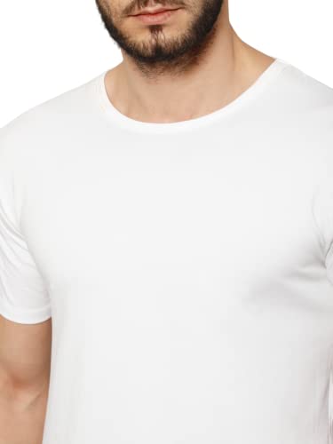 Image of T-Shirt for Men - 100% Cotton Casual T-Shirt | Half Sleeve, Round Neck 4 Way Stretch Fabric | Slim Fit T-Shirt