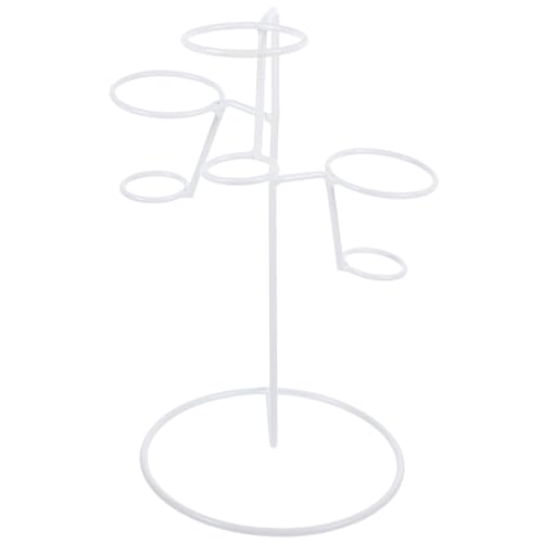TIDTALEO Metal Ice Cream Cone Holder Stand Sturdy Iron Display for Ice Cream Sushi and Snacks Stable Tabletop Rack for Parties and Buffets Elegant Design Reusable Cone Holder