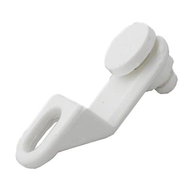 Swish Supreme Extra Corded Curtain Track Roller Gliders, White, 10 Pack