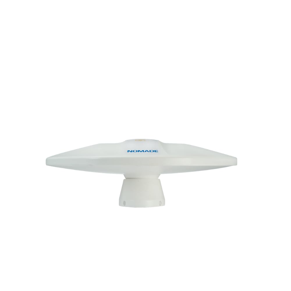 Glomex Antena de TV DVB-T2 Omnidireccional Portátil con Amplificador Modelo SGT6000 (Nomade) - 360 °, 12 V, Alta Sensibilidad, para Barcos, RV, Yates