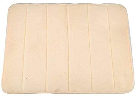 Alfombra de baño Cuarto de baño Alfombra Absorción de agua Alfombra Coral Corral Memoria de espuma Cuarto de baño Matera de cocina Piso de la puerta Baño Absorbente y estera antideslizante resistente