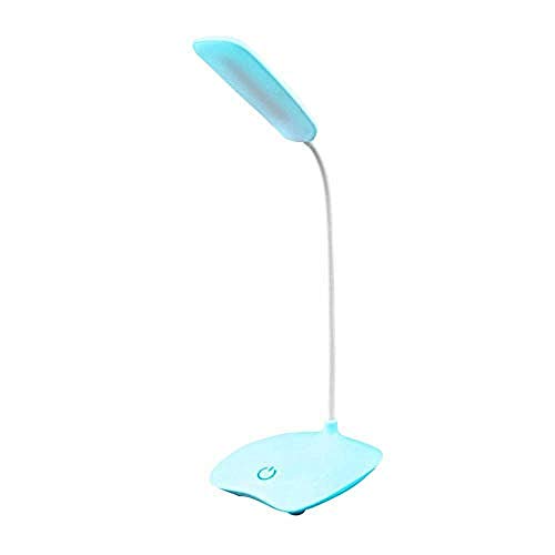 Preisvergleich Produktbild LED Tischlampe verstellbares Licht USB wiederaufladbare Augenschutz-Leselampe für die Büro-Schlafzimmerarbeitsforschung Blue