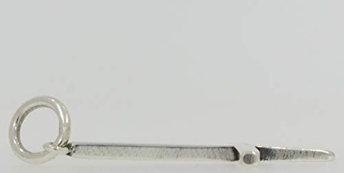 Croix inversée pendentif en argent 925 bijou gothique - 4