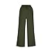 Pbawab Women's Wide Leg Sweatpants Baggy Sweat Pants Drawstring Lounge Fashion Clothing Athletic Joggers with Pockets Army Green