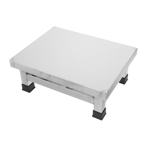 Tabouret de bain compact carré en acier contre les glissades