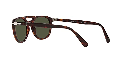 Persol Po3279S Square Sunglasses, Havana/Green, 52 Mm #TOP4