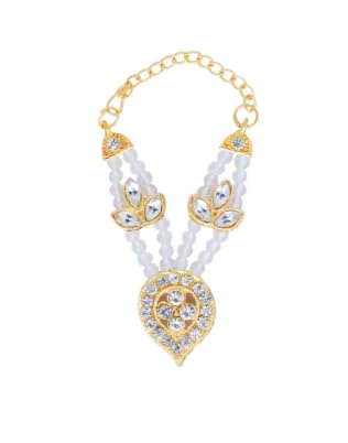 Aditri Creation Set of 2 Mala for Laddu Gopal/Devi Maa/Radha Krishna/Indian Traditional Festival of Colours God Goddess Set Deities jewellary All God Idol Statue (Size:- 2.5")(Colour:-White) - Image 3