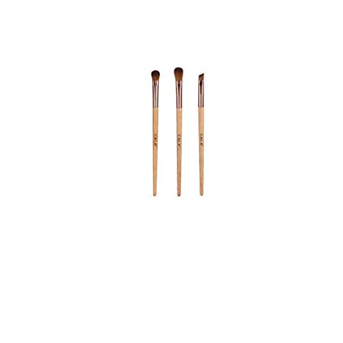 Trio de pinceles de ojos bambu natural idéal pour votre routine beauté