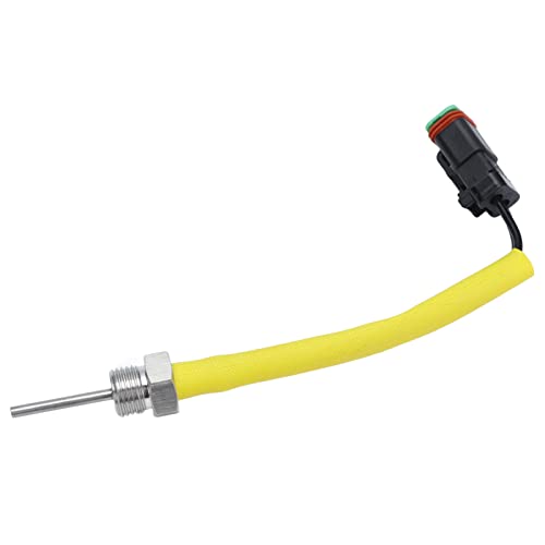 Sensor de Temperatura para Excavadora, Transductor Temperatura Compacto, Compatible C9 325C 330C - Alta Precisión, Material Resistente a la Corrosión, Fácil Instalación para