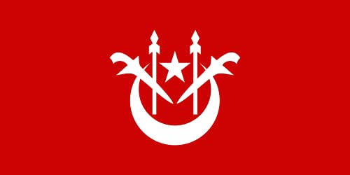 Drapeau Kelantan 180x360 grand format paysage pour mât extérieur - 2