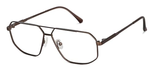 Image of John Jacobs Full Rim Rectangular Shape Blu Cut & Antiglare Zero Power Computer Glasses For Men & Women | Medium | JJ E13724