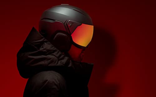 Giro Orbit Spherical Mips Ski Helmet - Snowboard Helmet With Integrated Shield For Men & Women - Matte Graphite/Red - L (59-62.5Cm) #TOP3