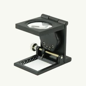 Gaby Instruments 10X 30MM METAL FOLDING MAGNIFYING GLASS WITH SCALE