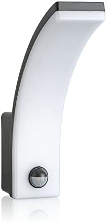 SEBSON® Outdoor Wall Light with Motion Sensor, Mains Powered, Anthracite 20W 1550lm Cool White 6000K, IP65 LED Outside Light 9m / 140°