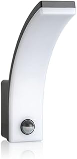SEBSON® Outdoor Wall Light with Motion Sensor, Mains Powered, Anthracite 20W 1550lm Cool White 6000K, IP65 LED Outside Light 9m / 140°