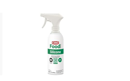CRC Food Grade Silicone Lubricant, 15 fl oz Non-Aerosol Spray Can, Clear/White,3039