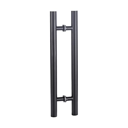 Poignée de porte ronde pour entrée battante et porte de grange coulissante en verre - 2