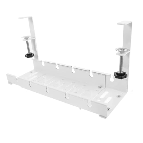 Organisateur de câbles bureau compact et support gestion fil stable pour rangement