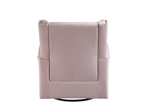 Pink-Swivel-Chair-with-Glider-Pink-Swivel-Barrel-Chair-Solid-Wood Pink Swivel Chair with Glider Pink Swivel Barrel Chair Solid Wood