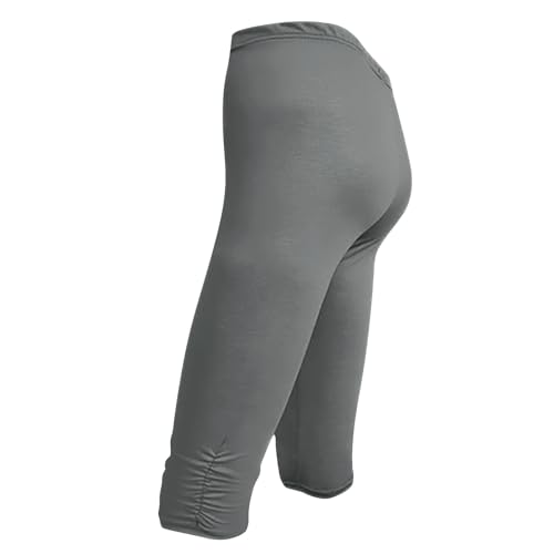 Girls Leggings Toddler Casual School Uniform Yoga Dance Capri Pants Trendy Ruched Athletic Stretch Short Leggings2