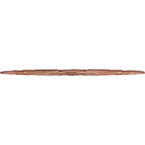 Image of Ekena Millwork 18 inchOD x 6 3 /8 inchID x 1 /4 inchT Augustus Wood Fretwork Pierced Ceiling Medallion, Cherry
