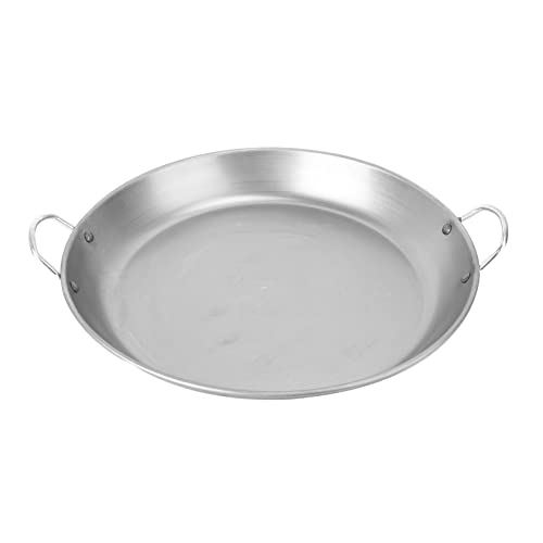 Ciieeo Barbecue Pot Round Pan Hot Plate BBQ Cast Iron Grill Pan Outdoor Cooking