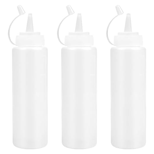 DERDOUT Squeeze Condiment Bottles Set