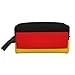 Longzehao German flag Print Travel Storage Bag for men women,Portable Toiletry Bag Large Capacity Organizer