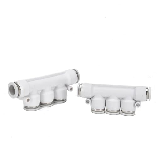 Connecteurs de tuyaux pneumatiques PK raccord 5 voies étanche 6mm