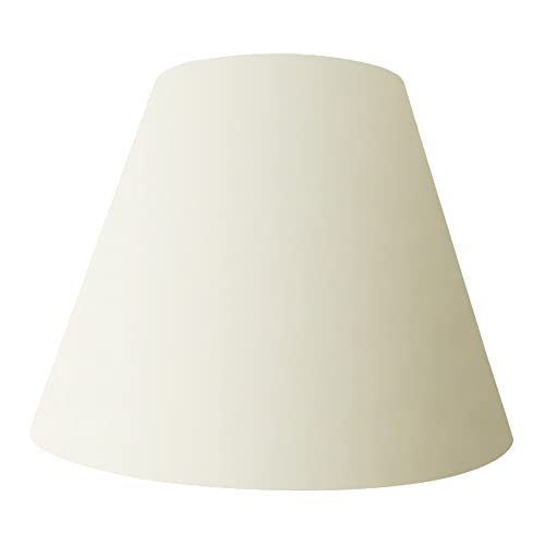 lamp-shade 【A-28150】アーム式シェード アーム式シェード ランプシェード交換用 電気スタンドの傘 照明 綿布 薄ベージュ 直径28cm