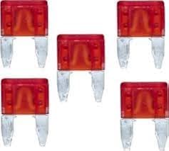 10A Automotive Fuses, 10 Amp Mini Fuses For Car/Bike/Scooter (5Pc) (Mini Fuse)-image-15