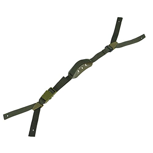 Fancyes Universal Helmet Chin Strap with Buckle Easy to Remove Replace Repair Part, Green Hole