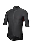 rh+ aero jersey - maglia ciclismo uomo leggera e aerodinamica; black; m