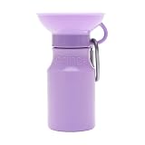 Springer Lilac Dog Travel 15oz Mini Water Bottle, As Seen on Shark Tank, Patented, Leak-Proof, Porta