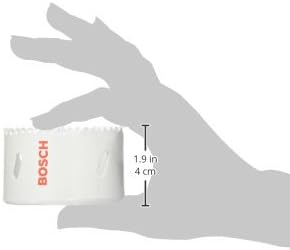 Bosch 2608580396 HSS Bi-Metal Hole Saw for Standard Adaptor 14 mm 9/16 inches, Gray, 76 mm - Image 4