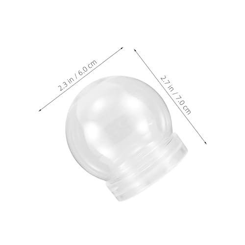 Bolas de Navidad transparentes y rellenables: Pack de 24 adornos vacíos 3