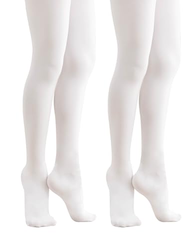 Phoeswan Ballet Tights for Toddler/Little/Big Kid/Women, 60D Ultra Soft Stretchy Dance Tights for Summer Ballet, Gymnastics