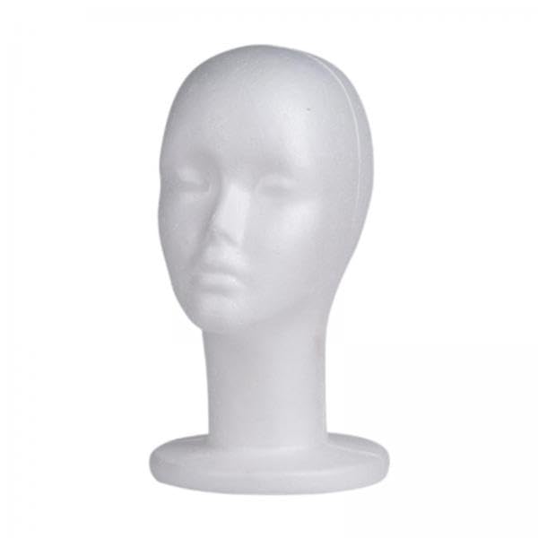 UJEAVETTE® 2xFoam Mannequin Head Wigs Display Model for Stylist Clothing Stores Salon style B-image-37