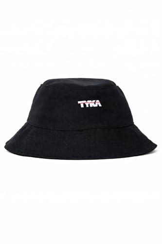 Image of TYKA Sun Bucket Hat for Men & Women | Breathable Mesh, UV Protection Wide Brim Hat | Adjustable Chin Strap, Packable Lightweight Outdoor Fishing Hiking Cap Black